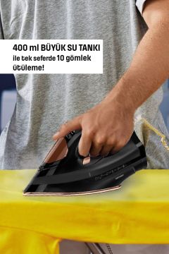 Alanza 2200 Watt Seramik Tabanlı Kireç Önlemeli 160 gr Etkili Şok Buharlı Ütü