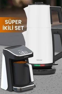 Süt Beyaz Elektrikli Mutfak Çeyiz Seti 2 Li Evlilik Paketi