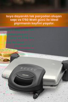 Silver Avantajlı İkili Set Çay Makinesi Ve Tost Makinesi