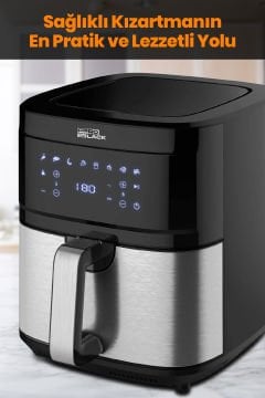 P700 7 Litre Xxl 8 Ön Ayar Programlı 1700w Yağsız Sıcak Hava Fritözü Airfryer