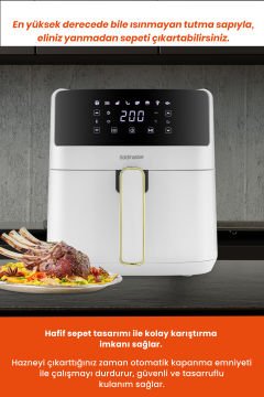 Rivoli GM-8412 Sıcak Hava Fritözü Airfryer