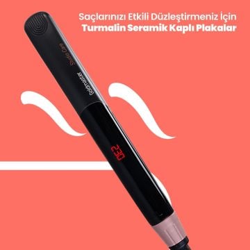 Sindy Dijital Seramik Keratin Ince Plakalı Saç Düzleştirici Ve Şekillendirici In6144