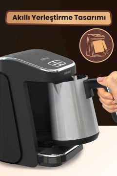 Inox Avantajlı Ikili Set Paketi Paslanmaz Çelik Türk Kahve Makinesi Tost Izgara Makinesi