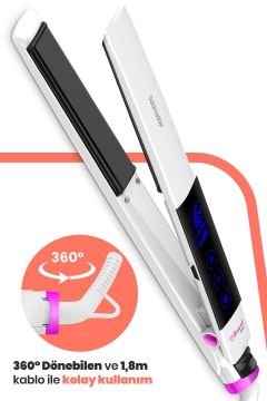 Diamond Dijital Dokunmatik Ekran Seramik Keratin Plaka Saç Düzleştirici Ve Şekillendirici