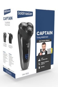 Dijital Ekranlı Islak Kuru Captain Ipx6 Su Geçirmez Şarjlı Tıraş Ve Favori Makinesi