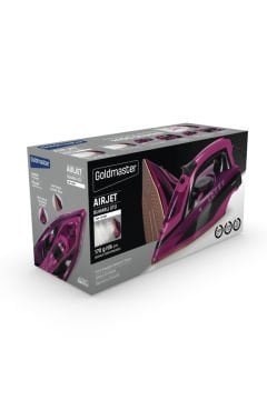 Aırjet 2400 Watt Seramik Tabanlı Geniş Su Tanklı 170 Gr Etkili Şok Buharlı Ütü