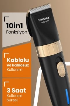 10 In 1 Ayarlanabilir Şarjlı Kedi Köpek Kırpık Tıraş Makinesi Pet Evcil Hayvan Tüy Kesme Aparatlı