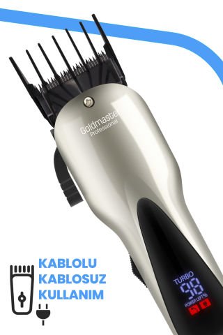 Arista Led Ekranlı Paslanmaz Çelik Hız Ayarlı Saç Sakal Şekillendirici Kesme Makinesi