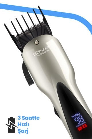 Arista Led Ekranlı Paslanmaz Çelik Hız Ayarlı Saç Sakal Şekillendirici Kesme Makinesi