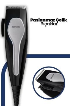 Bravo Güçlü Performans Paslanmaz Çelik Sessiz Saç Sakal Kesme Makinesi Gm7149