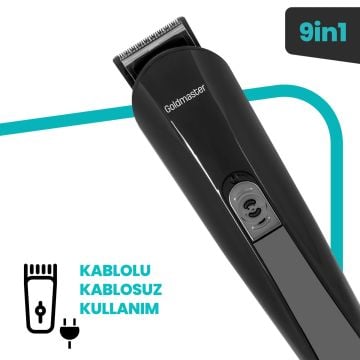 Filinta 9 In 1 Standlı Kablosuz Kablolu Hızlı Şarj Erkek Bakım Seti (ADAPTÖRLÜ)