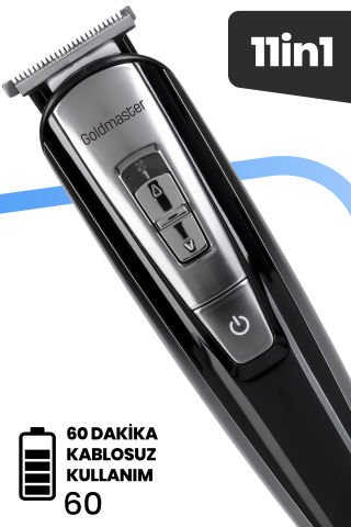 Tetra 11 In 1 Islak Kuru Hızlı Şarj Lityum Batarya Çelik Bıçaklı Taşıma Kılıflı Erkek Bakım Seti