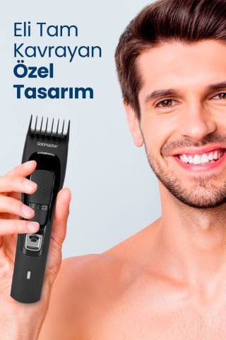 Sigma Şarjlı Ayarlanabilir Kadranlı Saç Ve Sakal Şekillendirici Kesme Makinesi