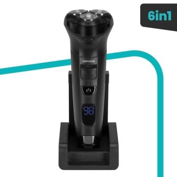 Artist Dijital Ekranlı Oynar Başlıklı Islak Kuru Şarj Standlı Erkek Bakım Seti Gm8162