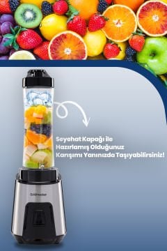 Mix Up Buz Kırma Özellikli Paslanmaz Çelik Bıçaklı Kişisel Smoothie Blender