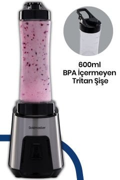 Mix Up Buz Kırma Özellikli Paslanmaz Çelik Bıçaklı Kişisel Smoothie Blender