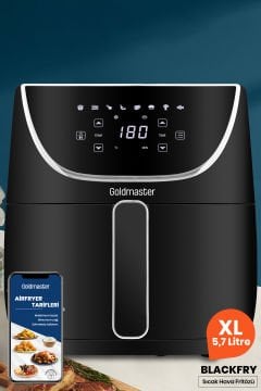 Blackfry 1700 Watt Dijital Dokunmatik 8 Ön Programlı 5.7 Litre Yağsız Kızartma Sıcak Hava Fritöz Airfryer
