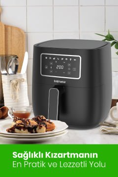 23 Parça Airfryer Sıcak Hava Fritöz Avantajlı Cookblack Elektronik Evlilik Paketi Mutfak Çeyiz Seti