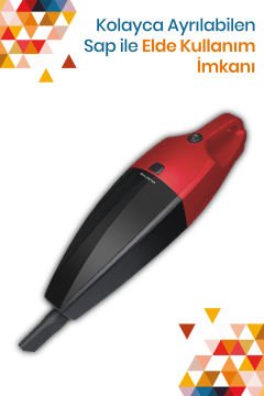 2 in 1 Dikey Ve Elde Elektrikli Süpürge