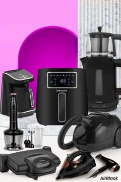 36 Parça Airfryer Sıcak Hava Fritöz Avantajlı Airblack Elektronik Evlilik Paketi Mutfak Çeyiz Seti