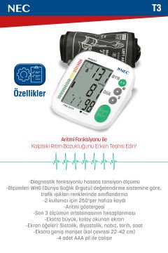 NEC T3 Koldan Ölçer Tansiyon Cihazı