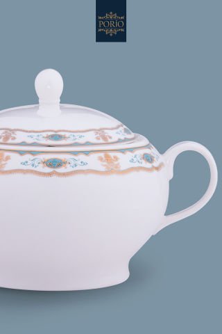 Porio Mila 74 Parça Bone China 24 Servisli 12 Kişilik Porselen Yemek Takımı
