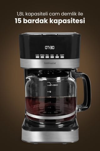 GOLDMASTER HAZZ GM-7357 FİLTRE KAHVE MAKİNESİ