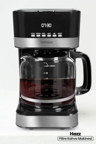 GOLDMASTER HAZZ GM-7357 FİLTRE KAHVE MAKİNESİ