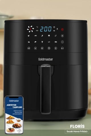 Floris GM-8416 Dijital Dokunmatik Sıcak Hava Fritözü Airfryer
