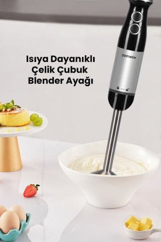 GoldMaster Fastrobot İnox Paslanmaz Çelik 8 in 1 Çok Amaçlı Mutfak Robotu Multi Blender Seti