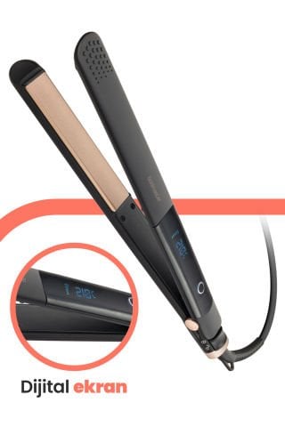 Betty Seramik Keratin Kaplı Plaka Lcd Ekranlı Iyonik Fonksiyonlu Saç Düzleştirici