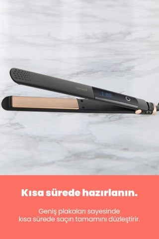 Betty Seramik Keratin Kaplı Plaka Lcd Ekranlı Iyonik Fonksiyonlu Saç Düzleştirici