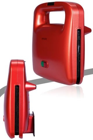 Nice 750 W Isınmaya Dayanıklı Tost Ve Izgara Makinesi Kırmızı