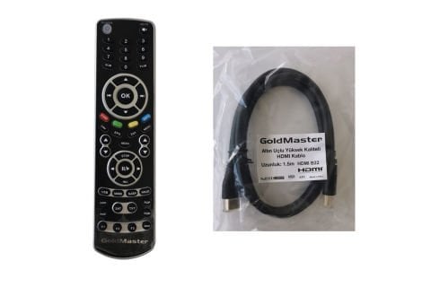 Goldsmart HD-3400 HDMI Çıkışlı Tüplü TV Uyumlu Scart PVR Kayıt HD Uydu Alıcısı