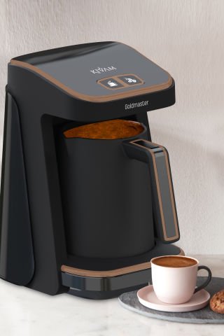 Avantajlı İkili Set Paketi 5 Litre Dokunmatik Airfryer Sıcak Hava Fritözü Geniş Hazneli Akıllı Yerleştirme Patentli Türk Kahve Makinesi