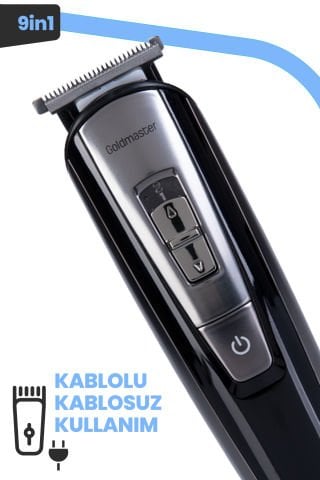 Venge GM-8110 9 in 1 Islak Kuru Erkek Bakım Seti Kablolu ve Kablosuz Kullanım