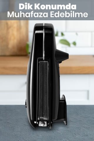 Mino In-6402 Mini Tost Makinesi Siyah