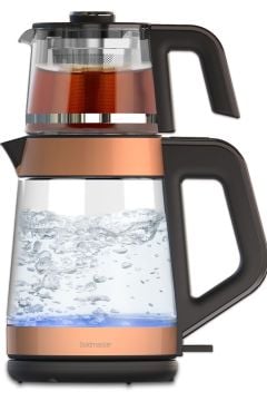 Yenidem Gm-8325RG Cam Çay Makinesi Rose Gold