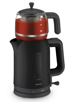 Goldmaster Teamaster 2200W Bpa Free Sağlığa Uygun Cam Demlikli Çay Makinesi Ve Su Isıtıcısı