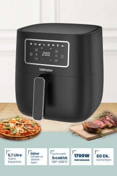 LuxBlack 27 Parça Airfryer Avantajlı Mutfak Çeyiz Seti