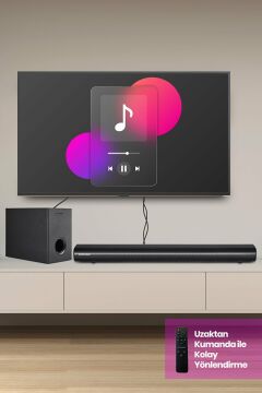 Sw-910 Kablolu Soundbar Woofer BT Hdmı Ses Sistemi