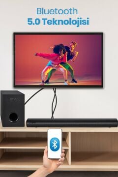 Sw-910 Kablolu Soundbar Woofer BT Hdmı Ses Sistemi