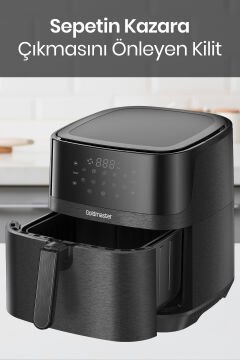 Palmi Sıcak Tutma Özellikli 7 Litre Geniş XXL Dokunmatik 10 Ön Ayarlı Airfryer Sıcak Hava Fritözü