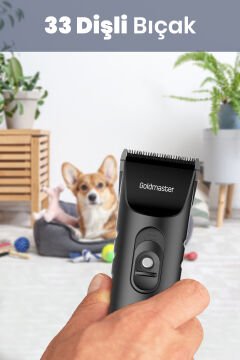 Animalpro Şarj Standlı Led Ekranlı Kedi Köpek Tıraş Makinesi Pet Evcil Hayvan Tüy Kesme Aparatlı