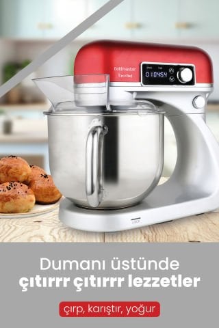 Ceo Chef Dokunmatik Ekran 6 Litre 12 Kademe Darbeli Hız Ayarlı Döküm Stand Mikser Mutfak Şefi