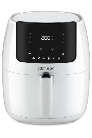 Romelio 1800 Watt 7 Litre Beyaz Geniş Hazneli XXL Dokunmatik Airfryer Sıcak Hava Fritözü
