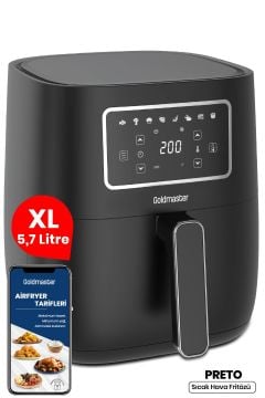 Preto 1700 Watt Xl Dijital Dokunmatik 8 Ön Programlı Airfryer Yağsız Kızartma Sıcak Hava Fritöz