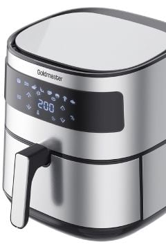 Premio 2000 Watt Yüksek Güç 6,4 Litre Inox Geniş Xxl Dokunmatik Airfryer Yağsız Sıcak Hava Fritözü