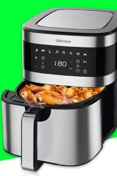 Superfry 7 Litre Inox Geniş Hazneli Xxl Dokunmatik 8 Ön Ayarlı Airfryer Sıcak Hava Fritözü