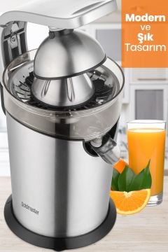 Freshup Inox Çıkarılabilir Paslanmaz Çelik Döküm Tutma Kolu Narenciye Meyve Sıkacağı